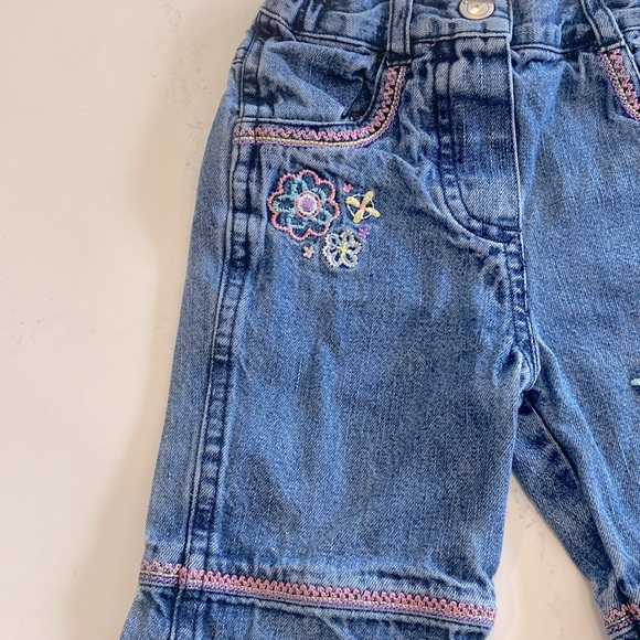 Jeans with Winnie The Pooh embroidery size 12 months - Picture 3 of 6